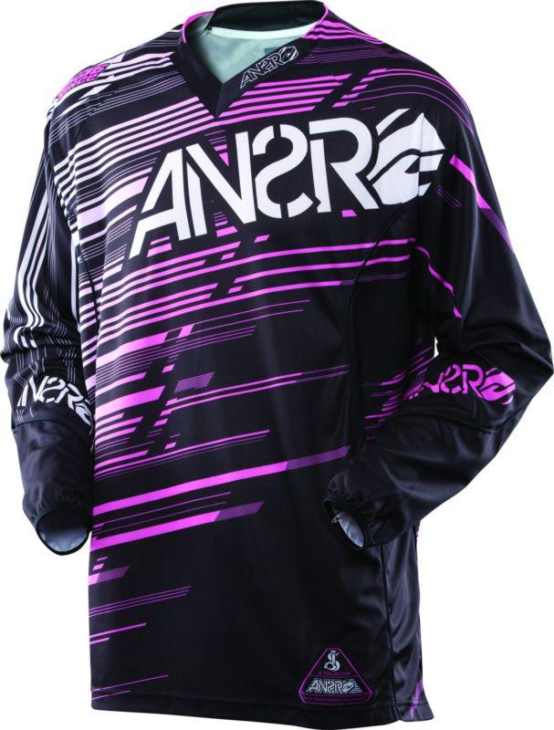 Answer a13 rush motocross jersey black pink size x-large
