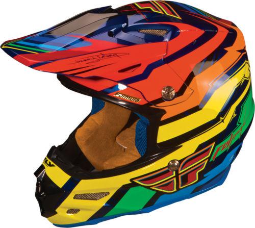Fly racing formula stryper graphic motorcycle helmet blend x-large