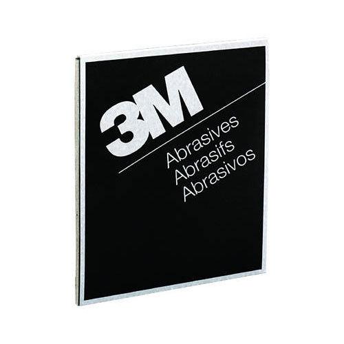 3m 120 grit wet or dry black abrasive sandpaper 9" x 11" sheet 50 in a box 2016