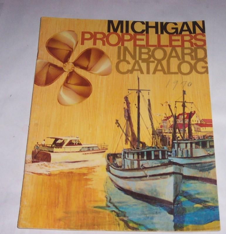 Buy 1969 1970 MICHIGAN PROPELLER INBOARD CATALOG in Valley Falls