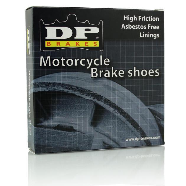 Dp brake shoes front fits kawasaki kdx 450 1982