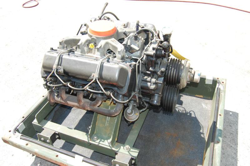 Military gm chevy diesel 6.2l v8 humwv hummer h1 rebuilt by us military unused
