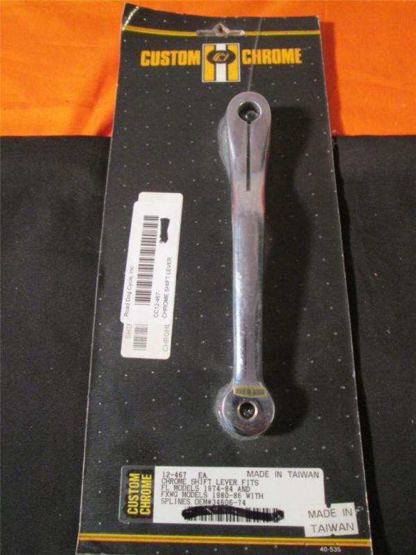 Harley davidson chrome shift lever 74-84 and fxwg 1980-86