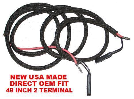 Ignition resistor wire ford lincoln mercury 49" 2 plug new obsolete d7az12250a
