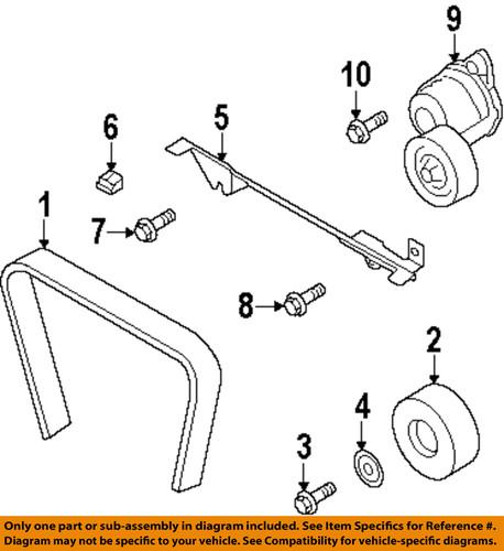 Subaru oem 809221130 serpentine belt/serpentine belt/fan belt