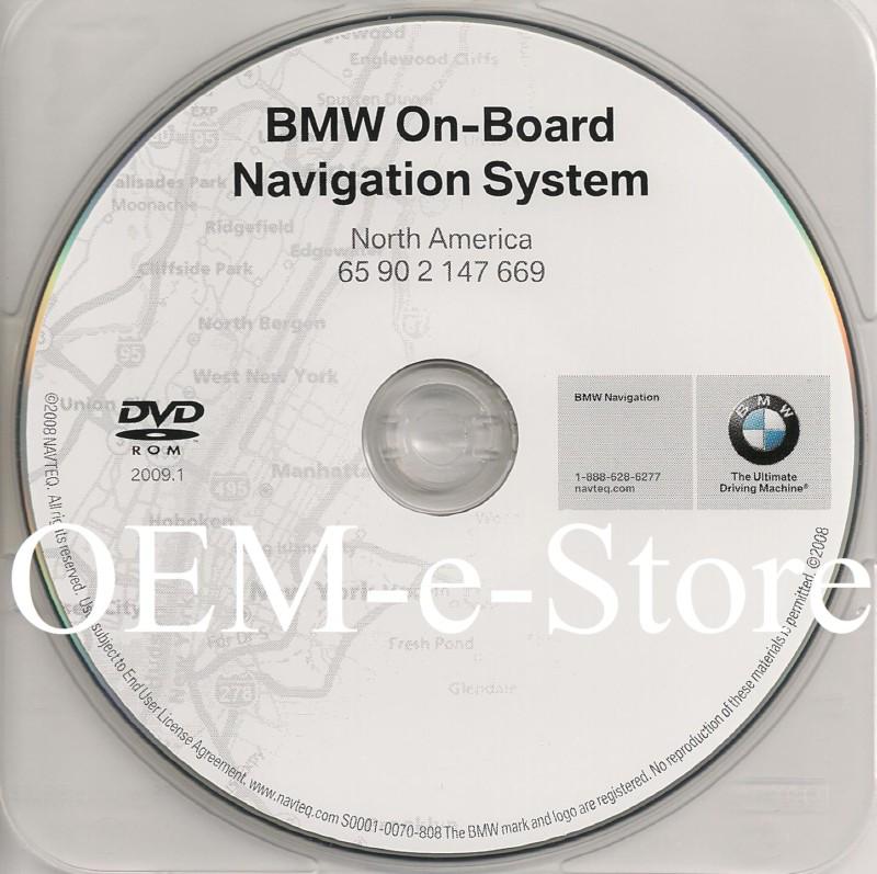2009.1 update high 2003 2004 2005 2006 bmw z4 x3 x5 m3 cooper navigation dvd map