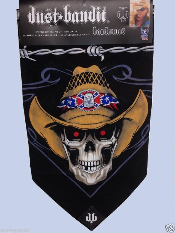 Southern discomfort dust bandit/ skull cap  bandana bandanna us made