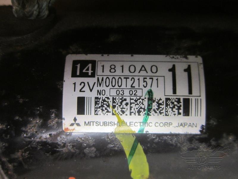 10 mitsubishi lancer starter motor 302101