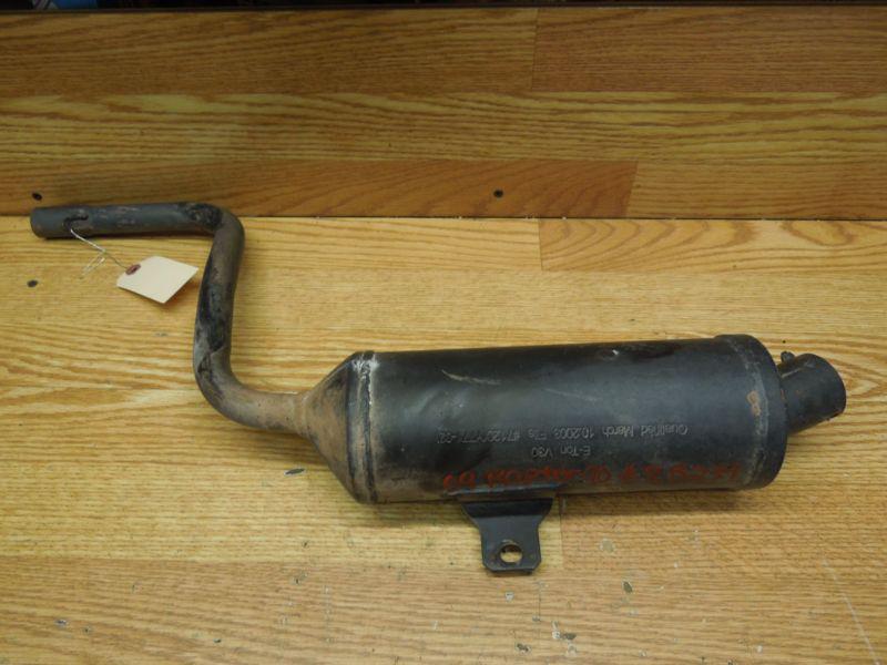 Yamaha raptor 90 oem muffler / exhaust pipe #8b239