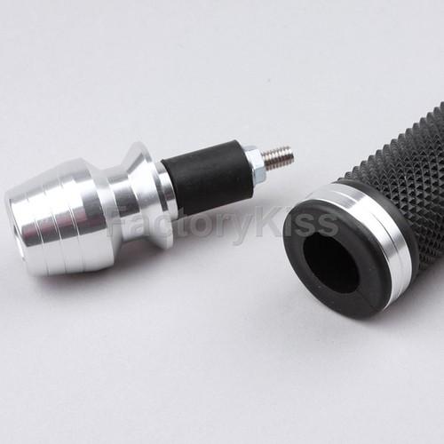 GAU Motorcycle Handlebar Hand Grips + Sliders Set 7/8