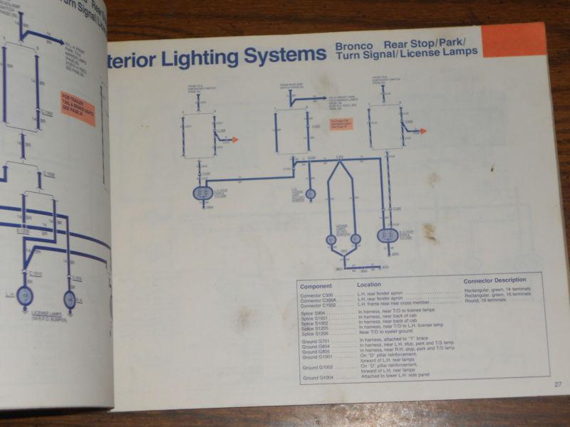1980 FORD PICKUP / BRONCO WIRING AND VACUUM DIAGRAM SHOP MANUAL / ORIGINAL, US $22.50, image 2