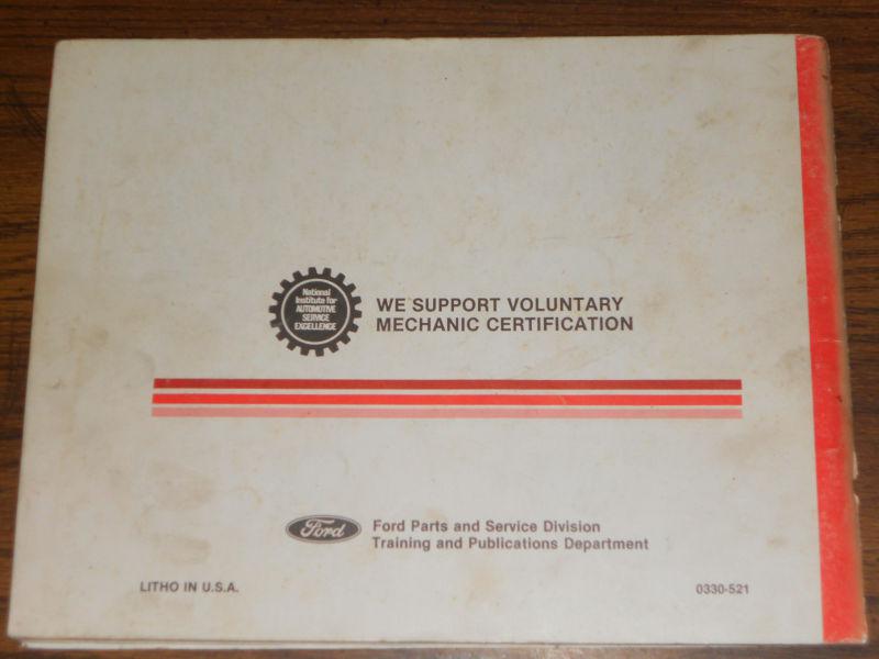 1980 FORD PICKUP / BRONCO WIRING AND VACUUM DIAGRAM SHOP MANUAL / ORIGINAL, US $22.50, image 3