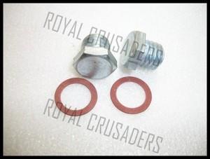 Royal enfield oil filler and drain plug washer 111061