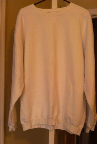 Harley davidson white sweatshirt xl  chopper bobber  rat bike racing motorcycle 