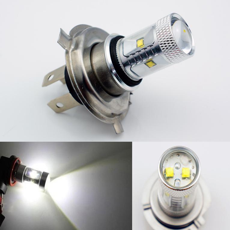 2x h4 30w cree led xenon white 6000k fog light daytime running bulb lamp