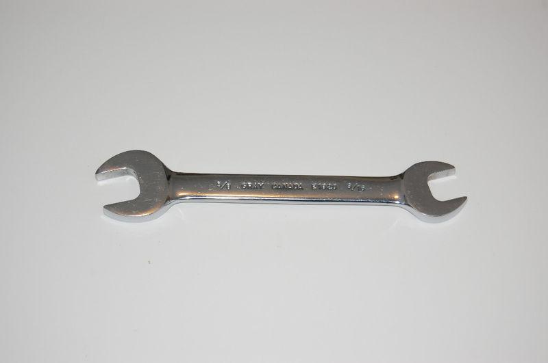 Gray tools sae mirror chrome open end wrench 5/8" x 9/16" x 6 1/2"