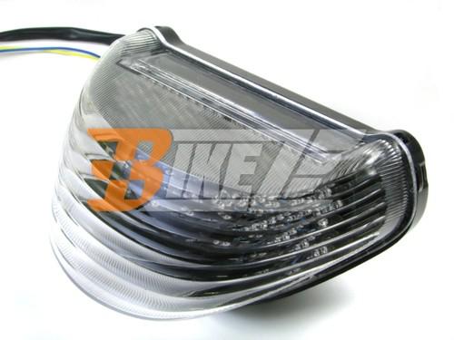 Fit kawasaki ninja zx12r 00 01 02 03 04 05 clear led tail light w/ turn signal