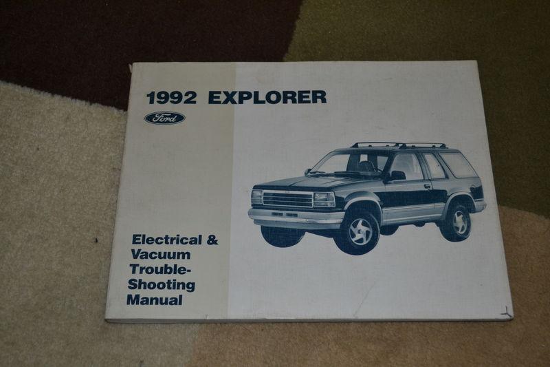 Find 1992 Ford Explorer Electrical & Vacuum Troubleshooting Manual EVTM