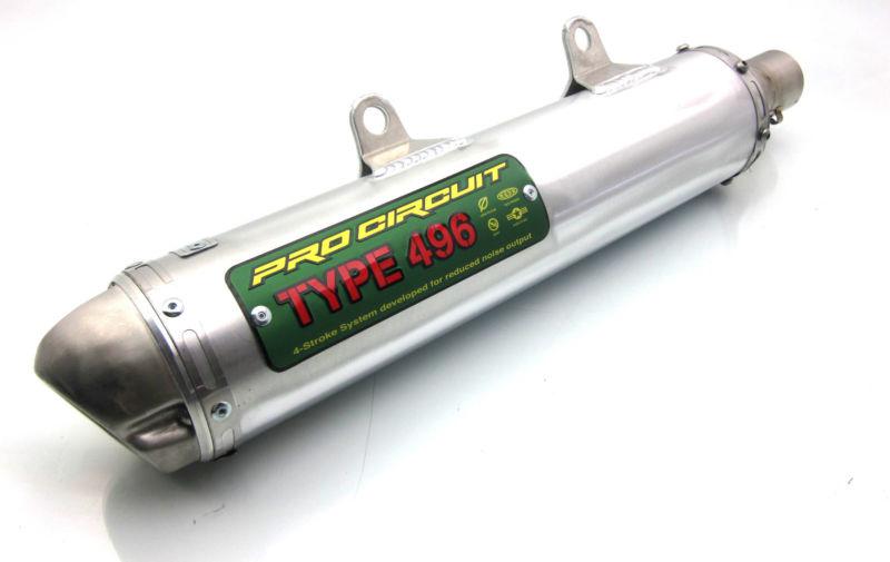 Pro circuit type 496 s/a silencer slip on ktm 250 sxf 04 05 06