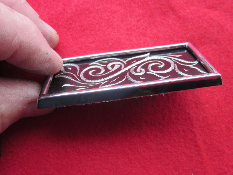 HARLEY FRONT FORK ANODIZED ENGRAVED REFLECTOR REPLACEMENTS , US $5.00, image 5