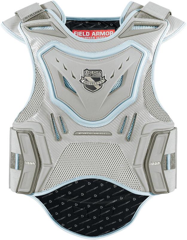 Icon womens stryker field armor vest mist 2013 motorcycle ladies