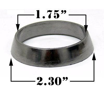 Obx header exhaust graphite donut doughnut gasket 1.75" id  2.3" od 0.6" tall