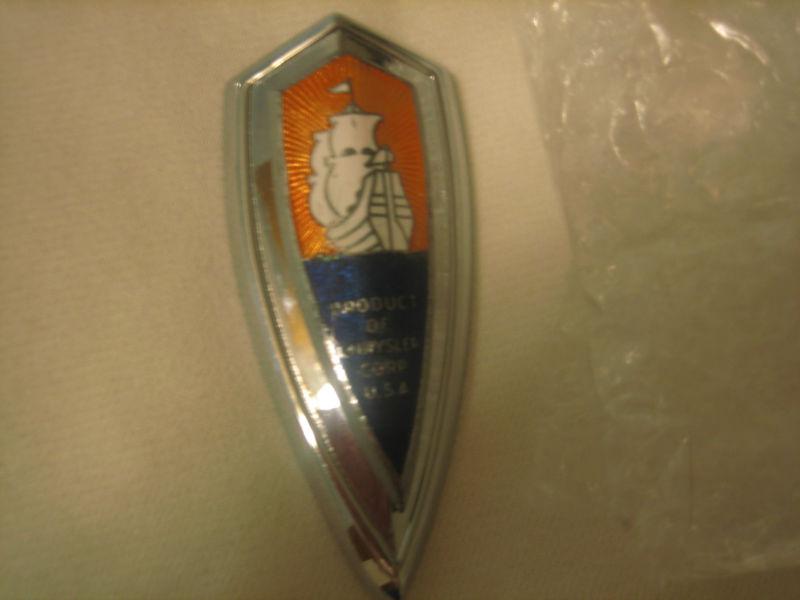 41 plymouth grille emblem