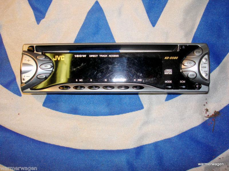 Jvc kd-s580 removable cd face car stereo