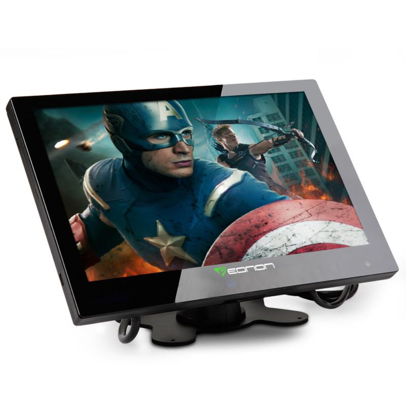 Car 10" digital standalone headrest monitor screen vga port speaker video audio