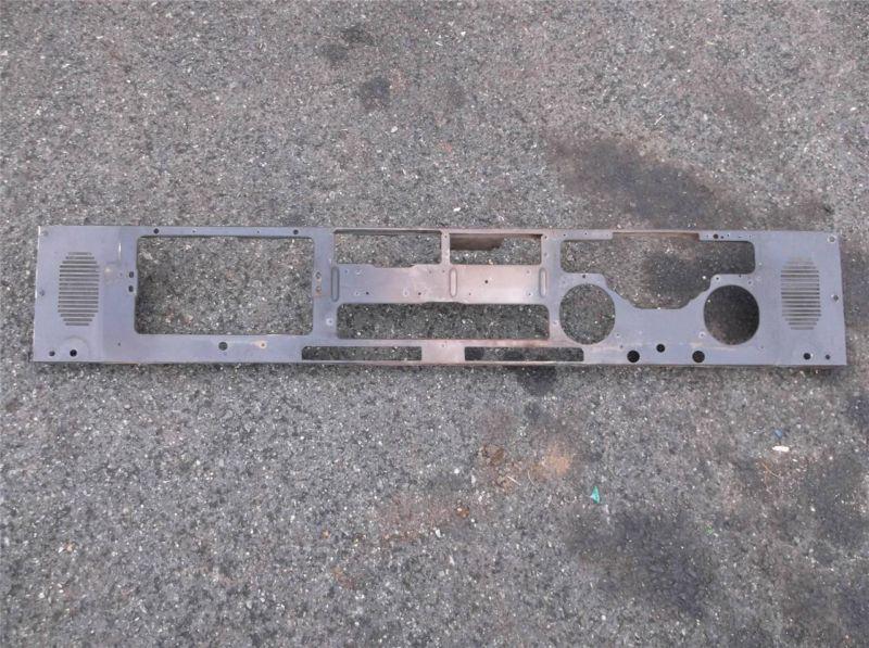 Jeep yj wrangler uncut metal dash plate 87-95
