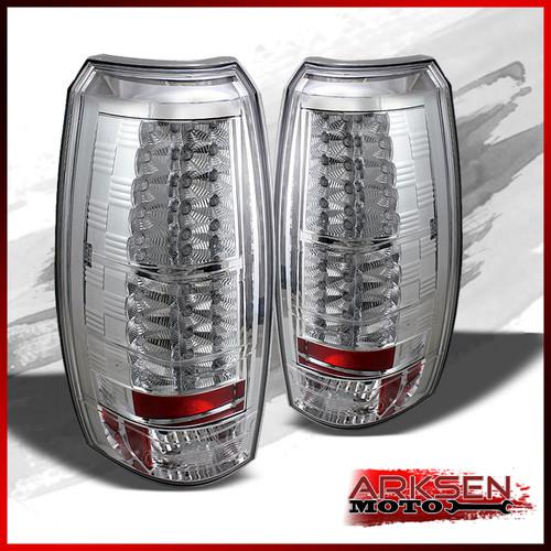 2007-2013 chevy avalanche led tail lights rear brake lamp left+right pair set