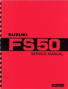 Suzuki fs50 rascal service manual  scooter moped