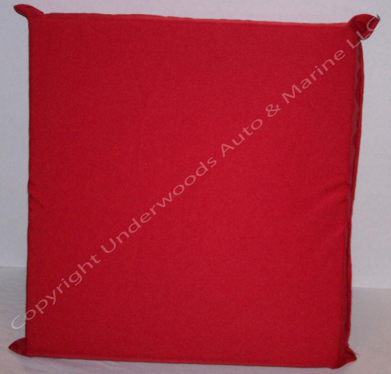 Kent type iv floating boat cushion throwable pfd red