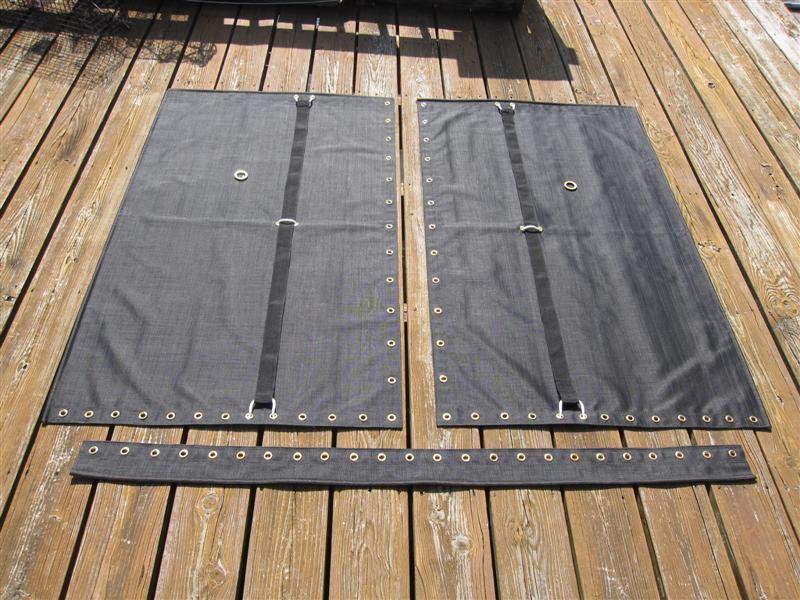 New black mesh tramp trampoline for hobie cat 14 catamaran - turbo version
