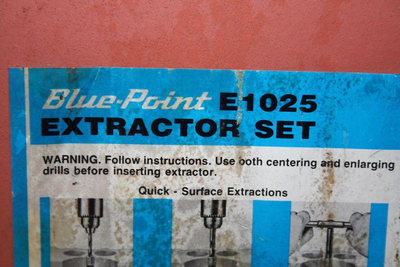 Blue Point E1025 Ridgid model 25 Screw pipe extractor set Used Missing  parts, US $249.99, image 2