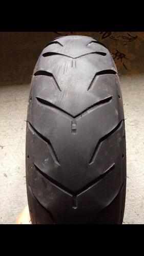 *whitewall* dunlop d407 180/65b16 rear harley davidson motorcycle tire