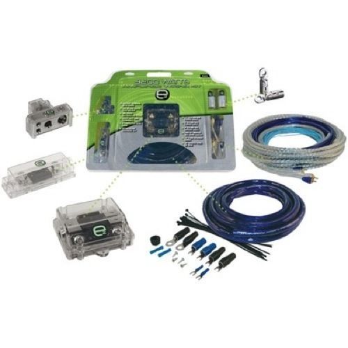 Scosche efx e2 e3200 3200 watt dual amp install kit 1/0 gauge