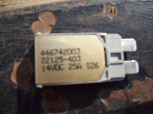 Circuit breaker auto reset 25 amp 14 vdc  883083 international #