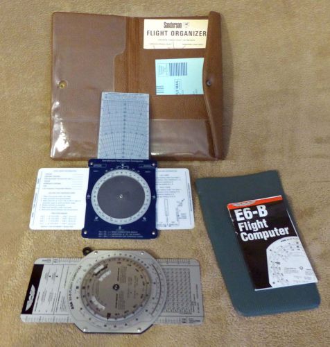 Flight computers,sanderson snc-1 navigation computer  asa e6-b flight computer