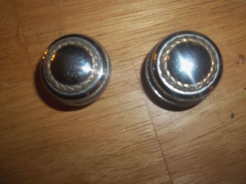 1970's cadillac gold leaf radio knobs oem