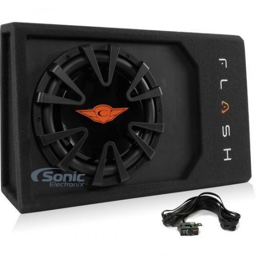 Cadence fxb12sa.v2 400w rms single slim 12&#034; amplifed subwoofer enclosure