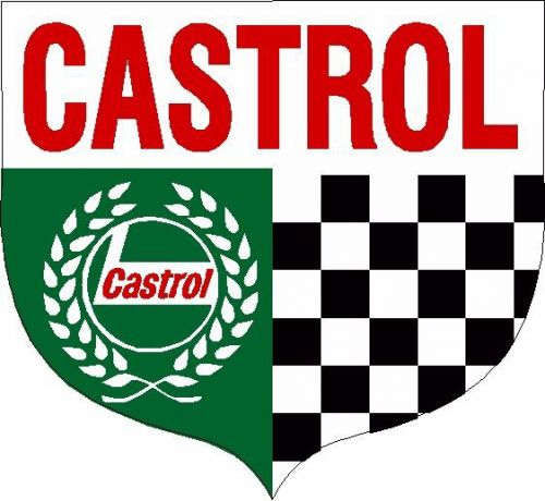 Castrol motor oil - vintage 1960's 70's racing decal/sticker