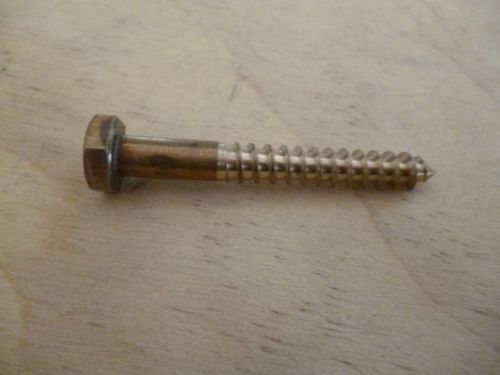 Silicon bronze coach screws , boat building ,marine &amp; coastal areas 5/16" x2 "