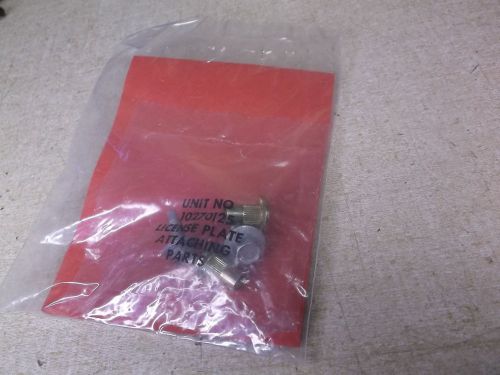 New nos chevrolet license plate attaching parts kit 10268594 *free shipping*