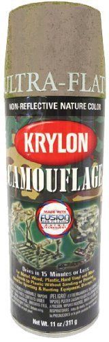 New krylon camouflage spray paint with fusion technology sand free shipping
