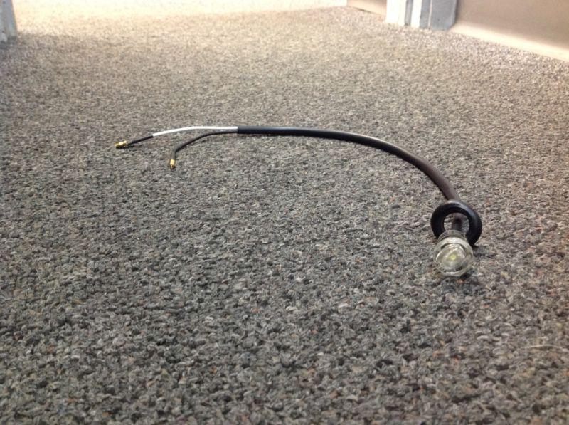 3/4" led marker light clear pc rated free shipping 