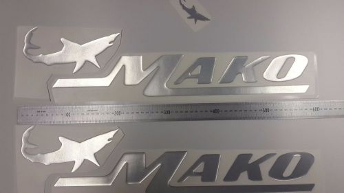 Mako boat emblem 20&#034; stickers set - adesivi barca - pegatinas barcos