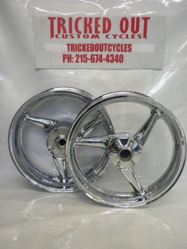 00 01 02 03 honda cbr 929 954 stock chrome rims for exchange for your rims