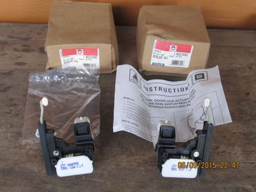 Nos door lock actuator pair 1992-1996 chevy pontiac cadillac olds buick gmc