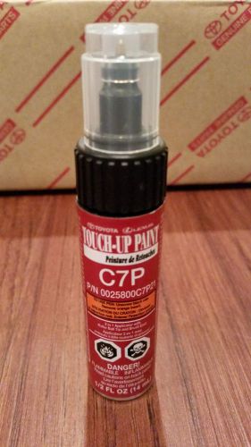 Genuine toyota touch up paint 1/2 oz pen &amp; brush c7p firestorm (scion fr-s)